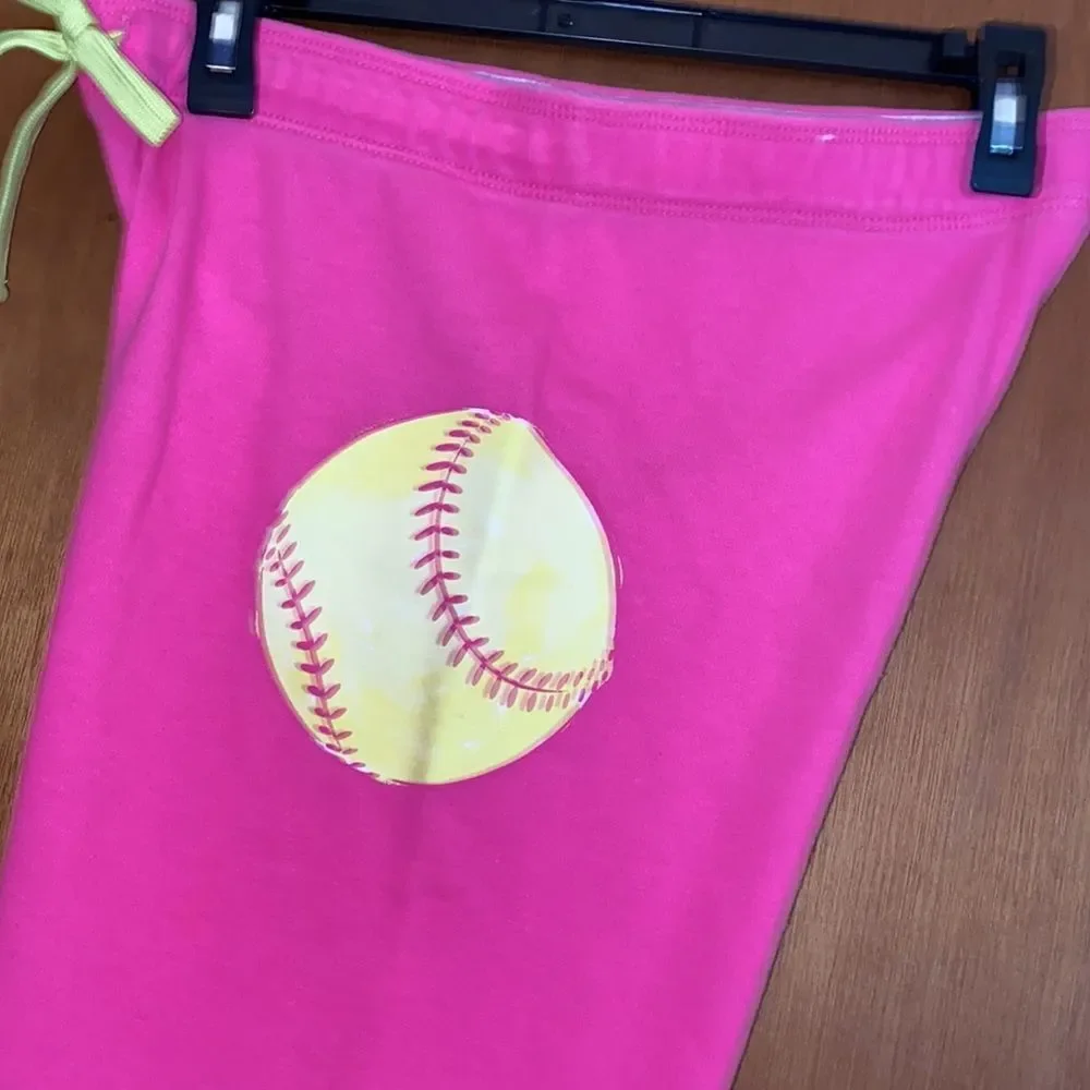 •JUSTICE• hot pink capri sweatpants/jogger in size 16 - Picture 3 of 8